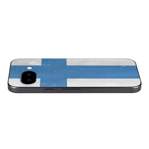 Finland Flag Distressed Google Pixel 9a Skin